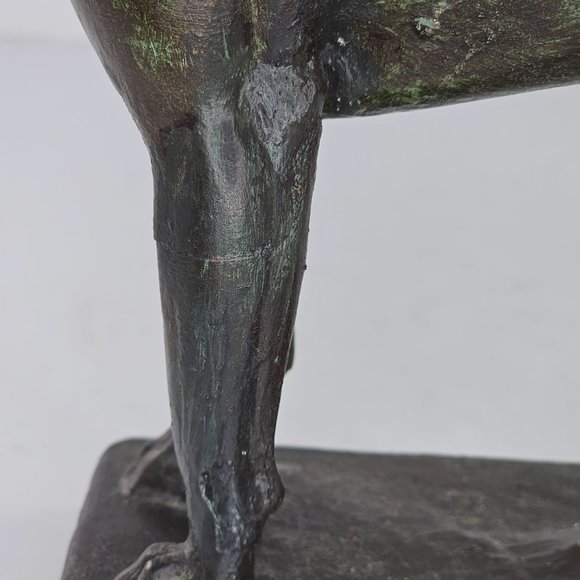 Vintage Austin Productions Boxer Dog Statue *FLAW* *Repaired* - Picture 13 of 16